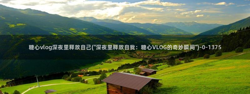在线看糖心vlog传媒小桃在线：糖心vlog深夜里释放自己(